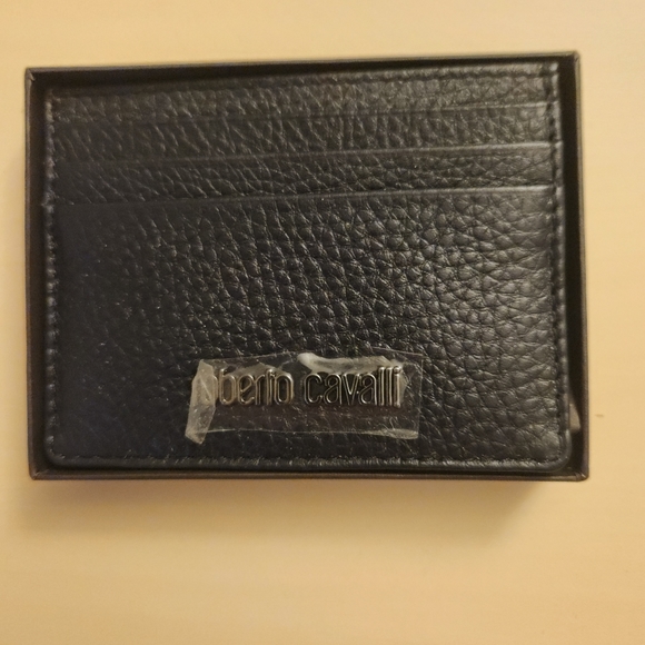 Roberto Cavalli card case black - Picture 3 of 5